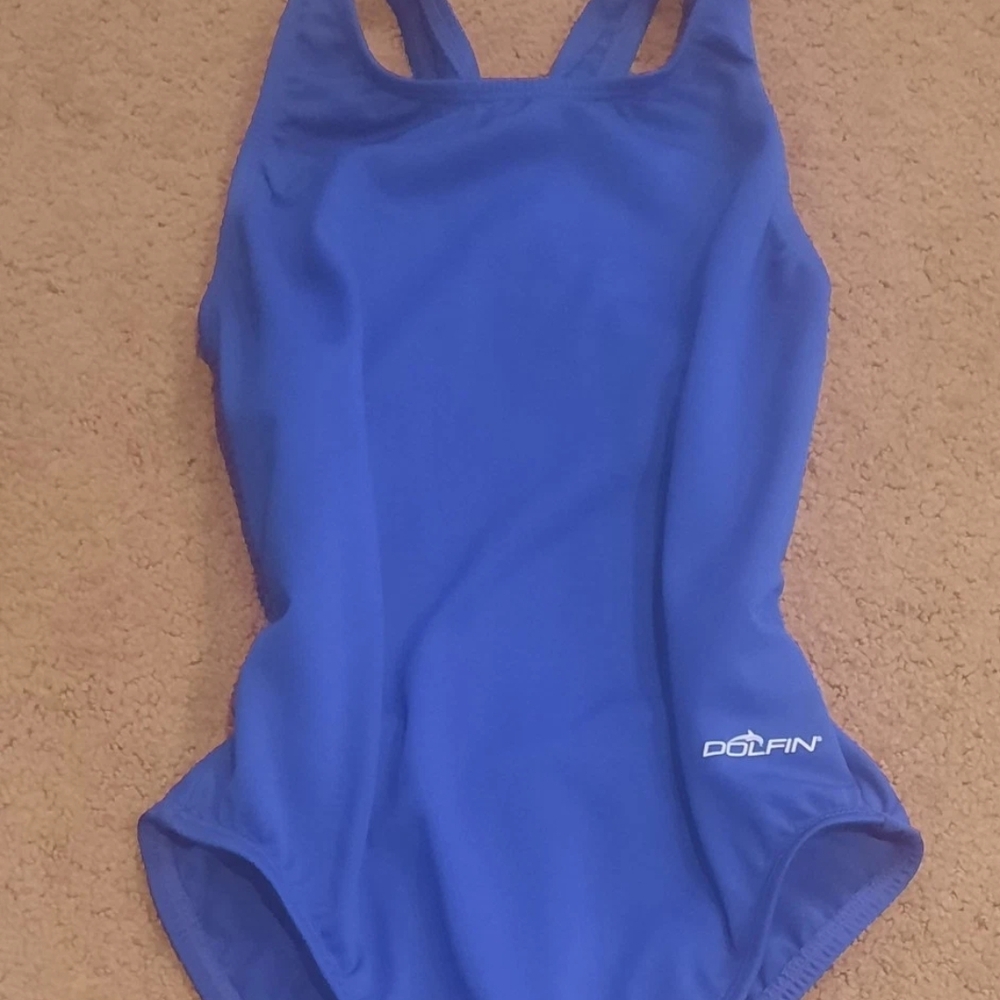 Dolfin Royal Blue Athletic Swimsuit
